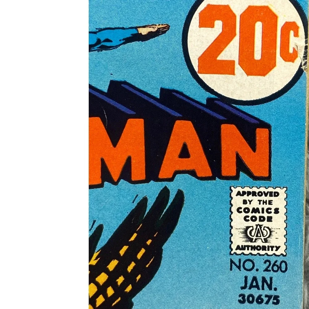 1973‎ Superman DC Comic Book #260 20 Cent Advertising